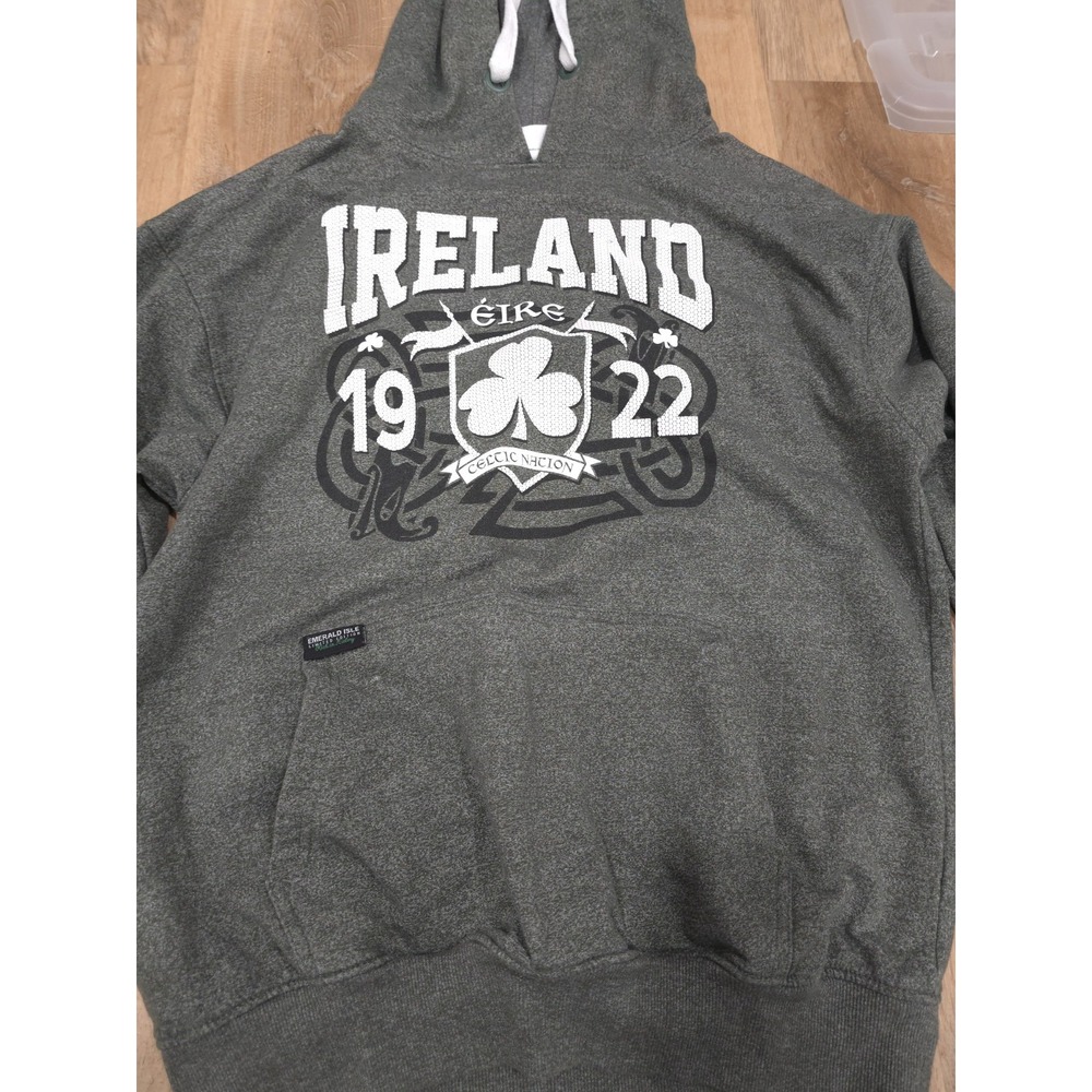 Ireland ÉIRE 1922 Celtic Nation Hoodie M Traditional‎ Craftwear Emerald Isle